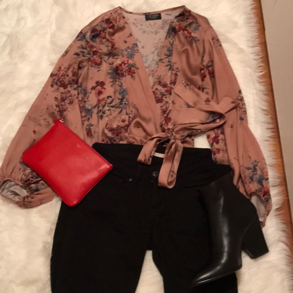 zara wrap bodysuit